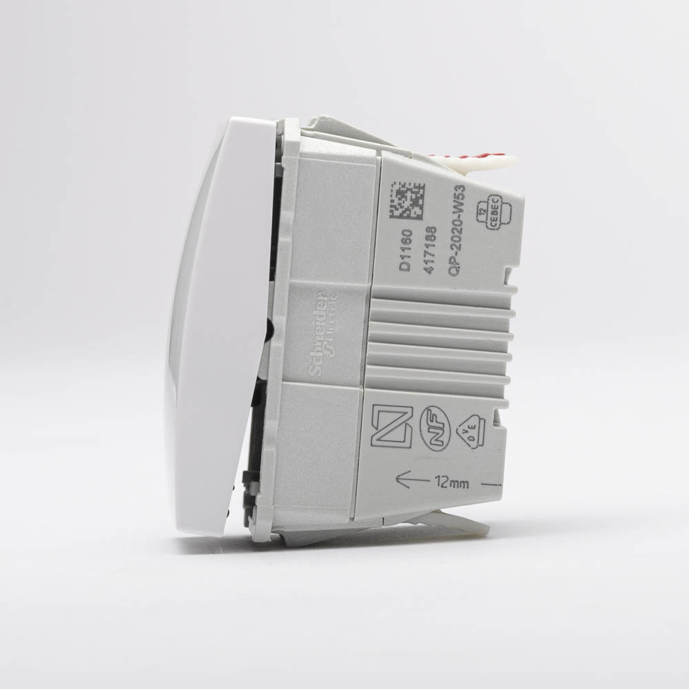 Intrerupator Cap Scara,  Schneider, Unica Alb, 1M Mgu3.103.18