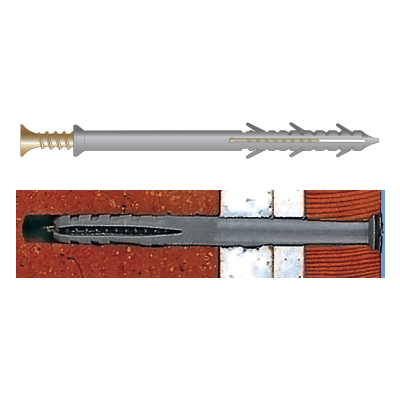 Combinație pentru fixări adânci - diblu + holzșurub Ø10 x 105 mm