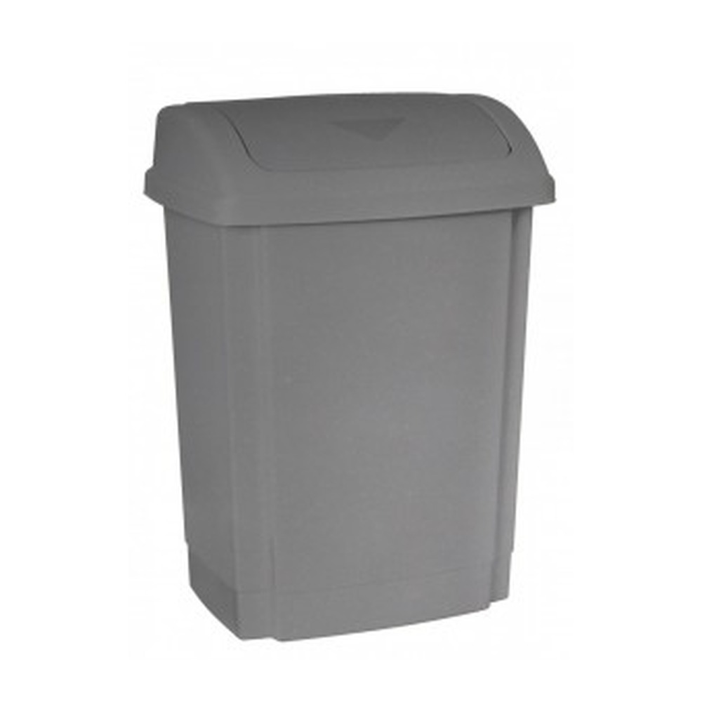 Cosul de gunoi Swing de 15 litri, cu inel prindere sac 280x215x390 mm
