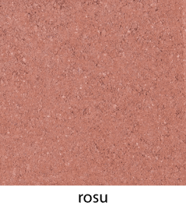 Pavaj AUTOBLOC 6 cm, rosu, cu cant