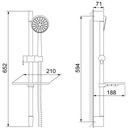 Baterie Dus(Furtun Si Para De Dus) Q-08