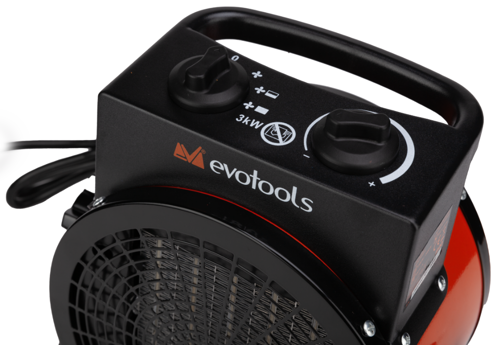Aeroterma Electrica cu Rezistenta Ceramica EvoTools / T: EH 2000; P[W]: 2000