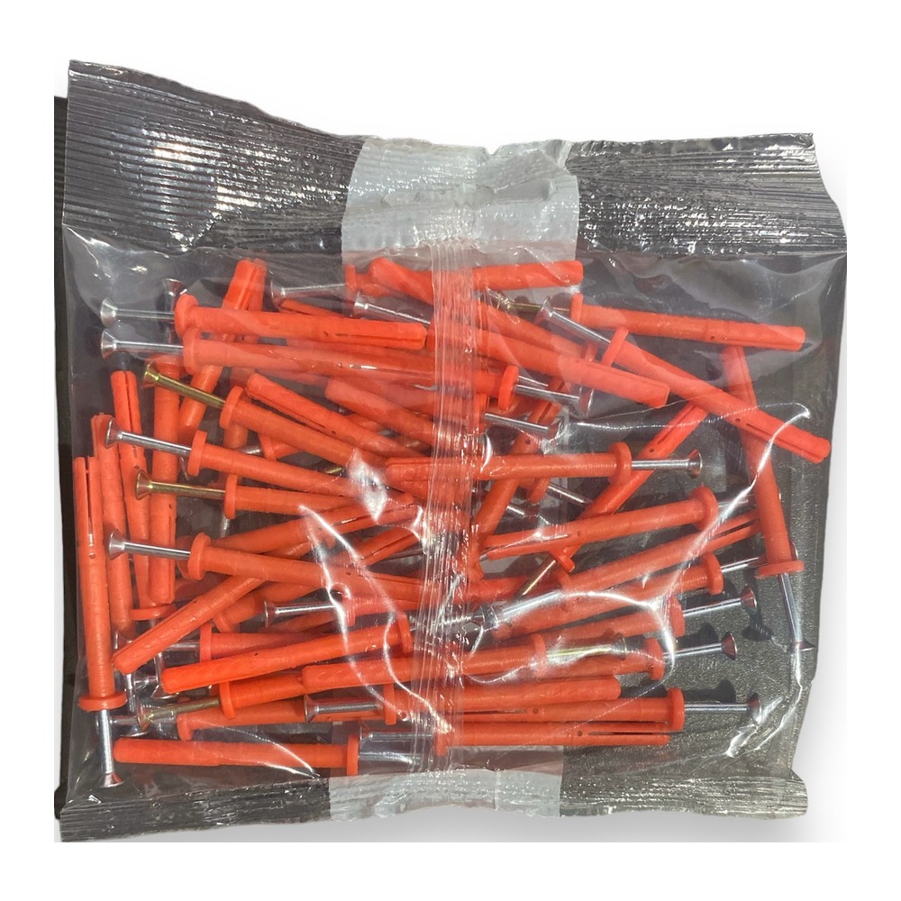 Dibluri cu șurub cui percuție pentru beton/BCA, Ø 6x60 mm, set 50 buc