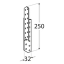 LK6 - Ancoră pană-căprior dreapta 32x250x2,0 mm