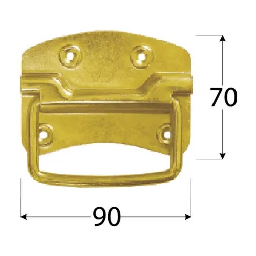 Mâner cufăr 90x70 mm