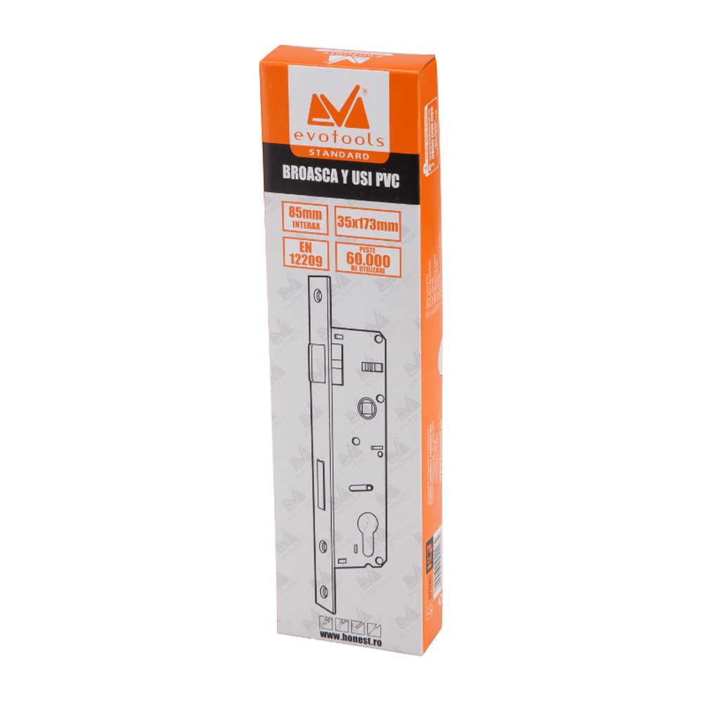 Broasca tip Y EvoTools, adancime 20 mm, distanta interax 92 mm, placa frontala 22x240 mm