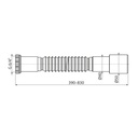 Racord Flexibil Pvc 1/2-3/8'' Fi 50Cm