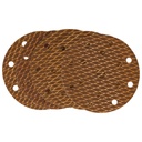 Hârtie abrazivă rotundă, Anti-clogg, 150 mm, #240, velcro, set 5buc