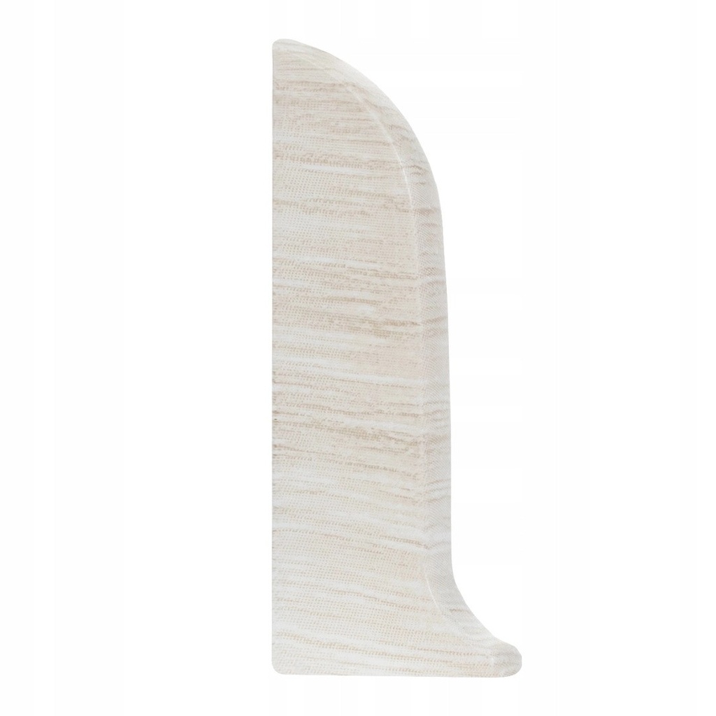 Capăt din PVC stânga+dreapta pentru plintă parchet universal NG/SG 56 Arțar Patina, 2 buc/set
