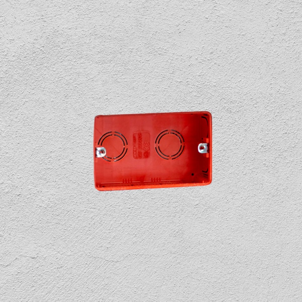 Doză îngropată Gewiss 3 module GW24403 pentru aparataj, 119x80x50 mm