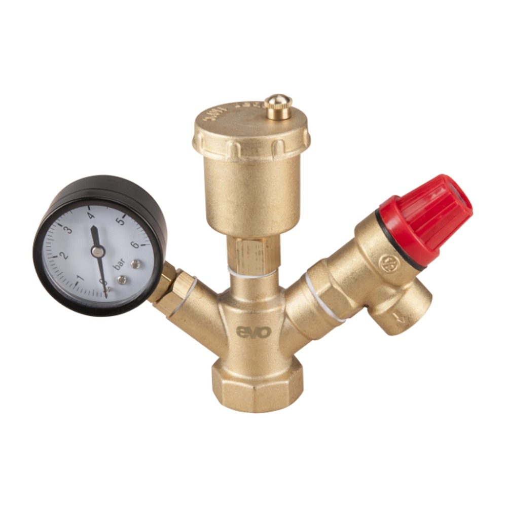 Sistem Siguranta Incalzire, Supapa, Aerisitor, Manometru 1048 / D[inch]:  1 FI