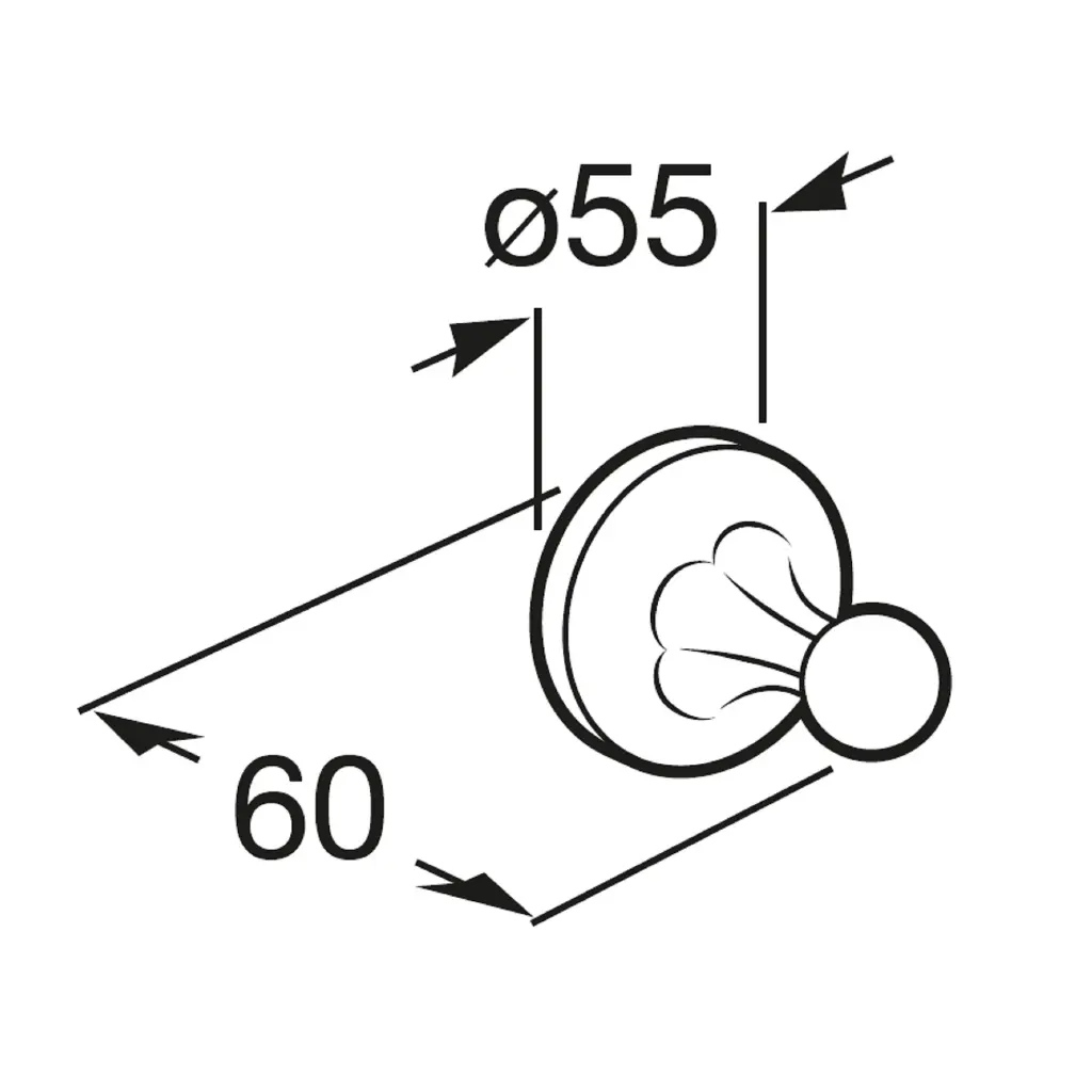Cuier halat de baie Classica