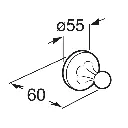 Cuier halat de baie Classica