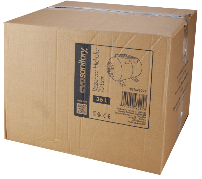 Vas expansiune hidrofor 36 litri, rezervor tip butelie cu membrana inclusa