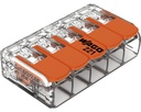 Cleme legături rapide cabluri Wago 5x6 mm², 6 buc.