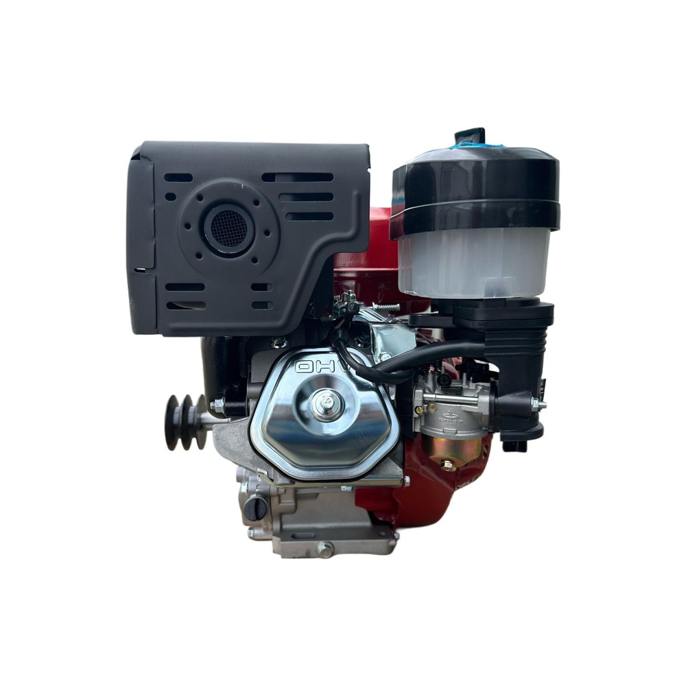 Motor pe benzină pentru motocultor, DRK GX-390, 13 CP, 4 timpi, ax pană 25 mm, echipat cu fulie dublă
