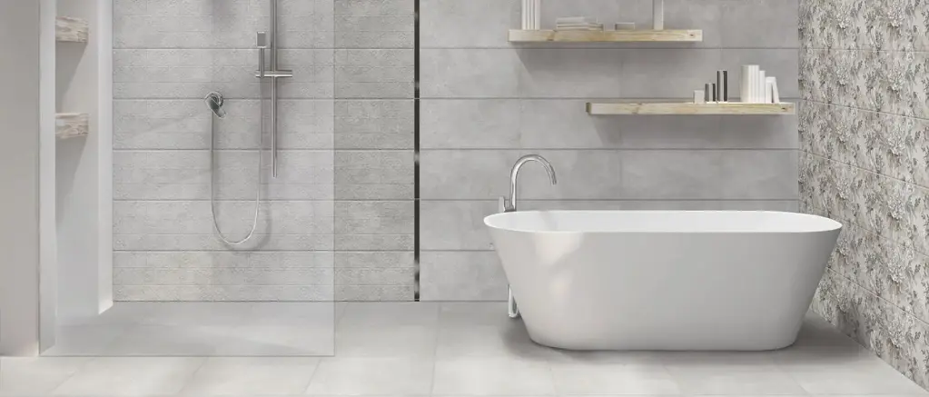 Faianță baie/bucătărie NALIM gri, 50x25 cm, 1.38 mp