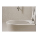 Vas WC stativ compact, Rimless, lipit de perete, evacuare dublă