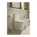 Vas WC stativ compact, Rimless, lipit de perete, evacuare dublă