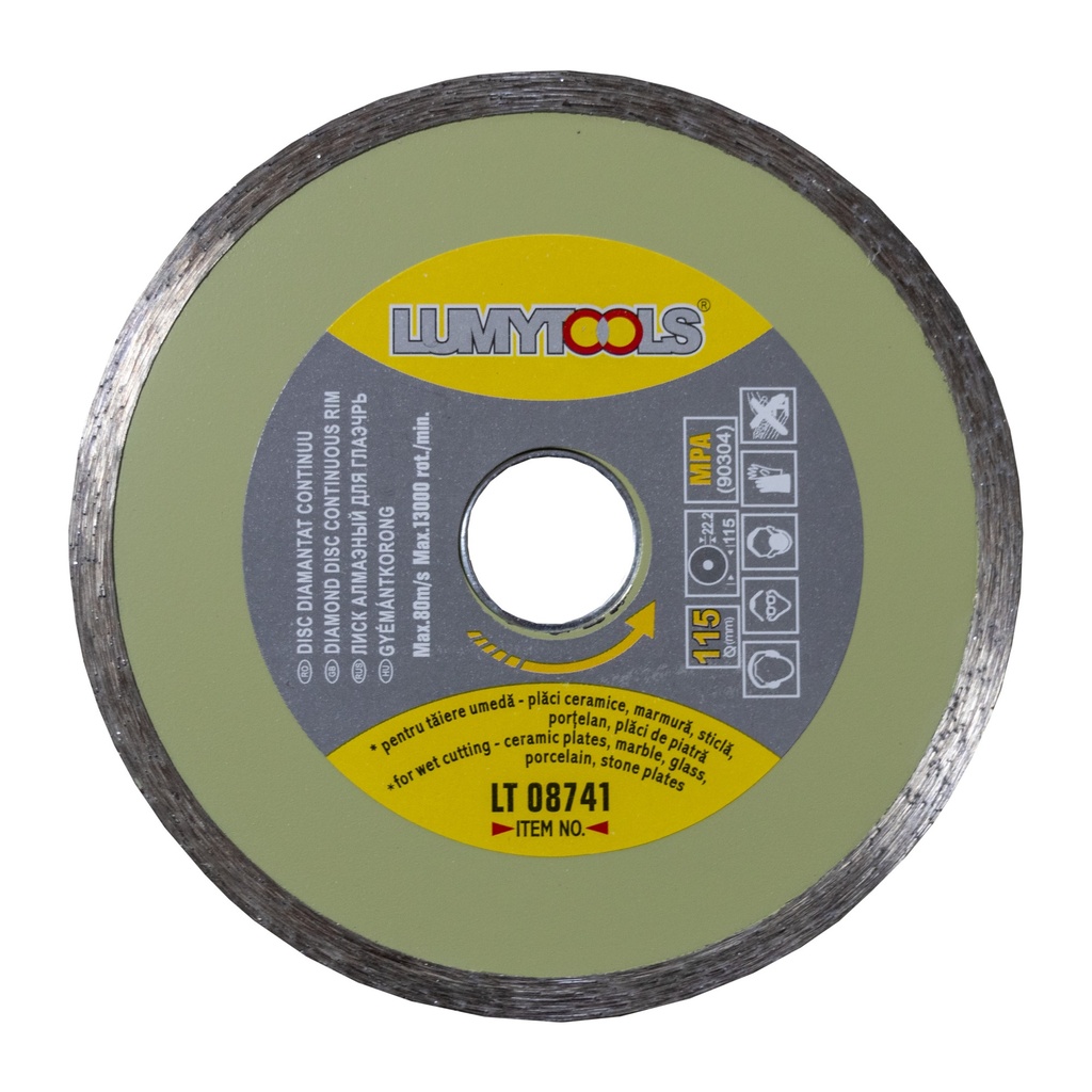 Disc diamantat continuu – PROFI, Ø 115x22x2 mm