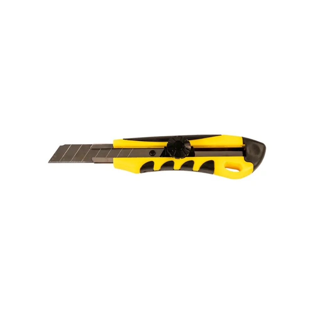Cutter cu protecție metalică și șurub, lamă 18 mm