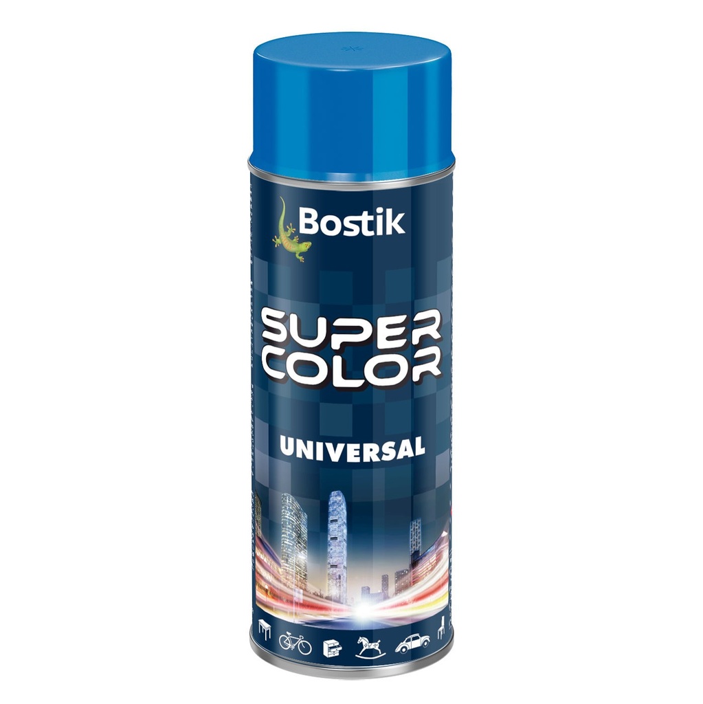 Spray vopsea Bostik Color Universal, RAL 5015 albastru ciel interior/exterior, 400 ml