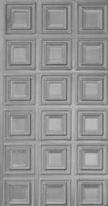 Tablă neagră 26-282 ambutisată pătrătele 1x1000x2000 mm