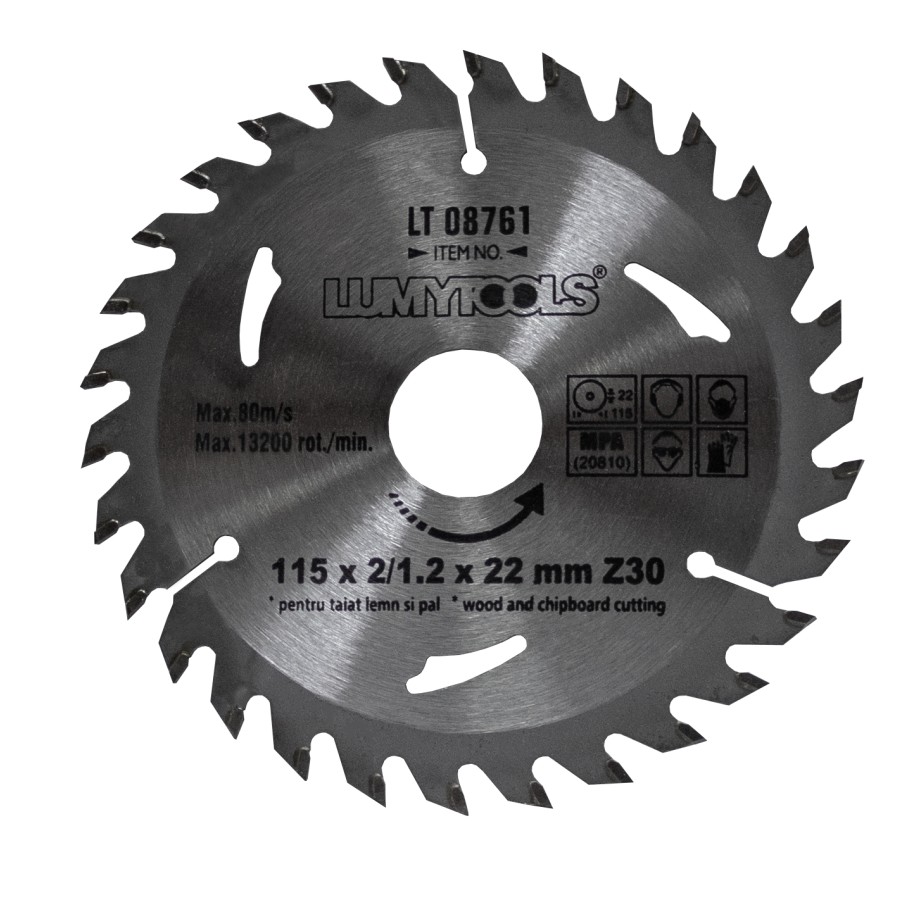 Disc cu vidia pentru lemn, Ø 115 mm