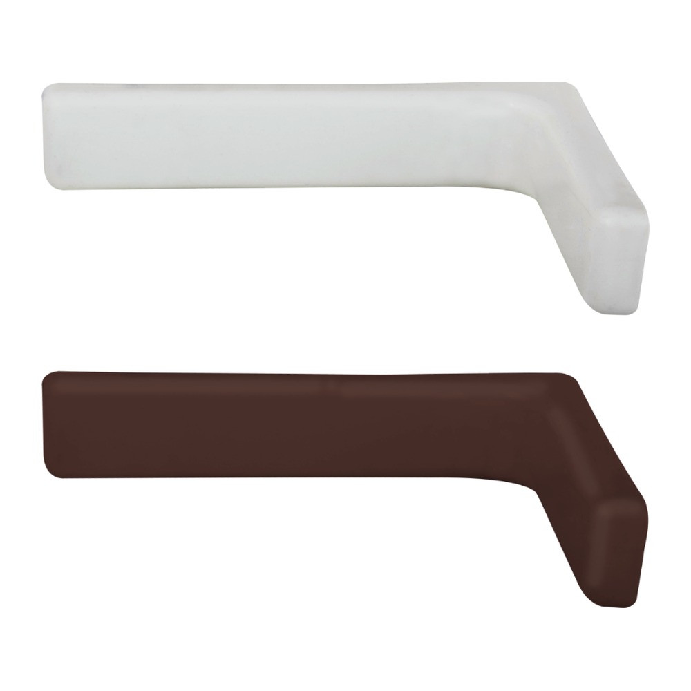 Consola metalica alba cu masca 115 x 78 mm