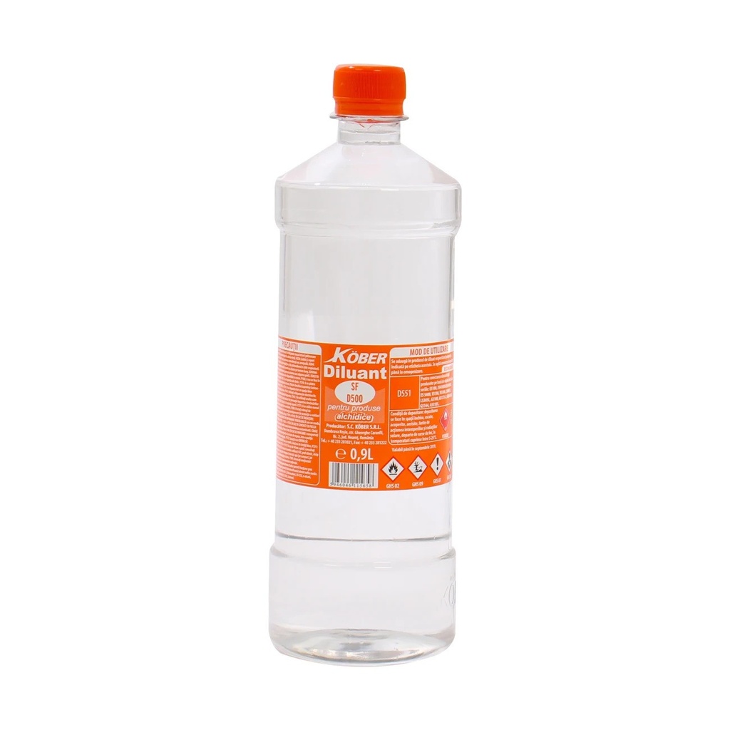 Diluant D551-P pentru produse alchidice Kober, 0.9 l