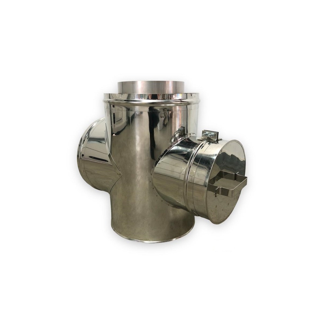Teu Inox 90 DP izolat, usita vizitare D. 180 mm