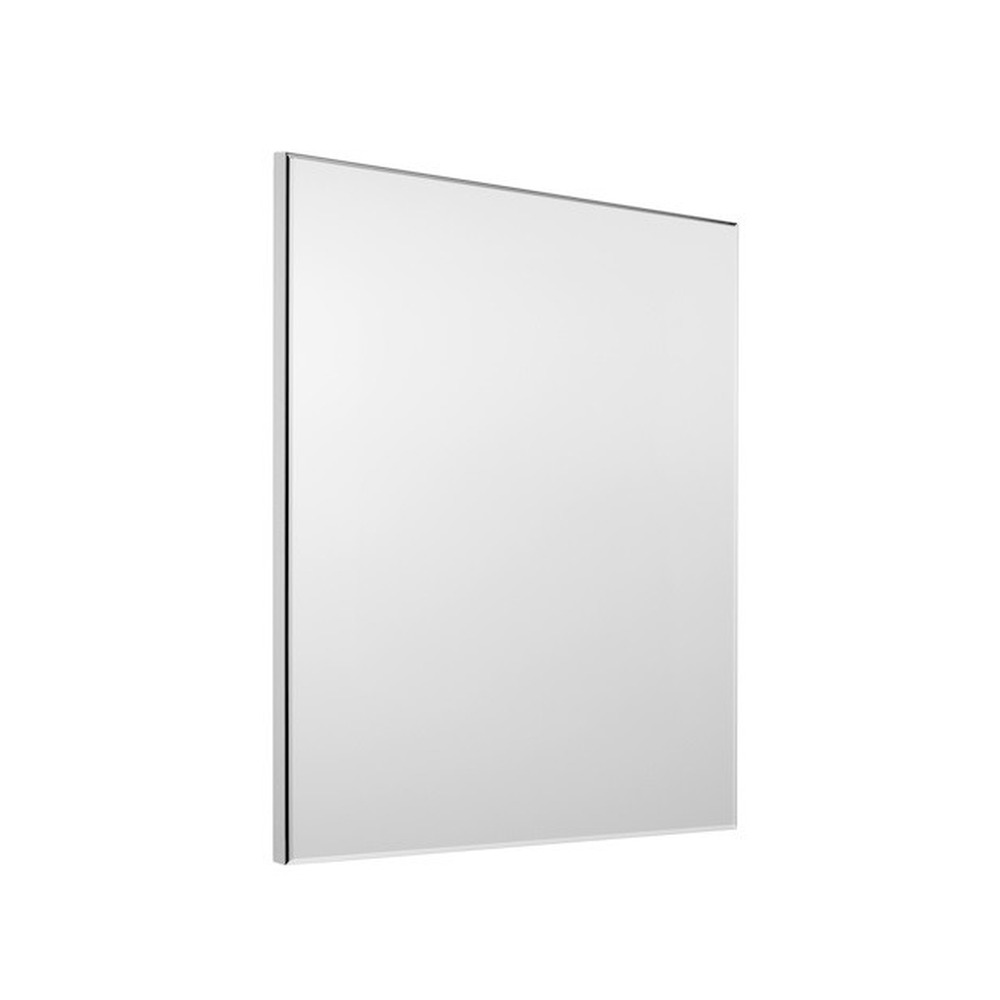 [P003926] Oglindă baie Neo alb lucios, 55x60 cm