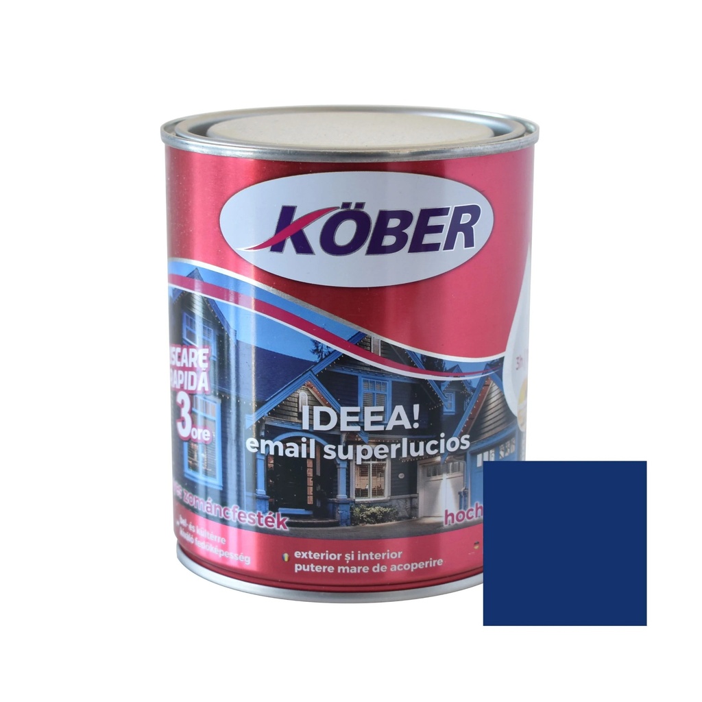Email superlucios Ideea Kober albastru mediu, 0.75 l