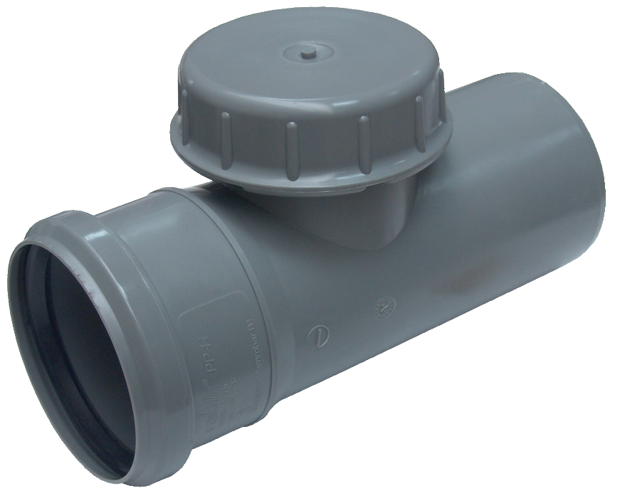 [P004131] Piesă de curățare cu capac din polipropilenă, Ø 50 mm
