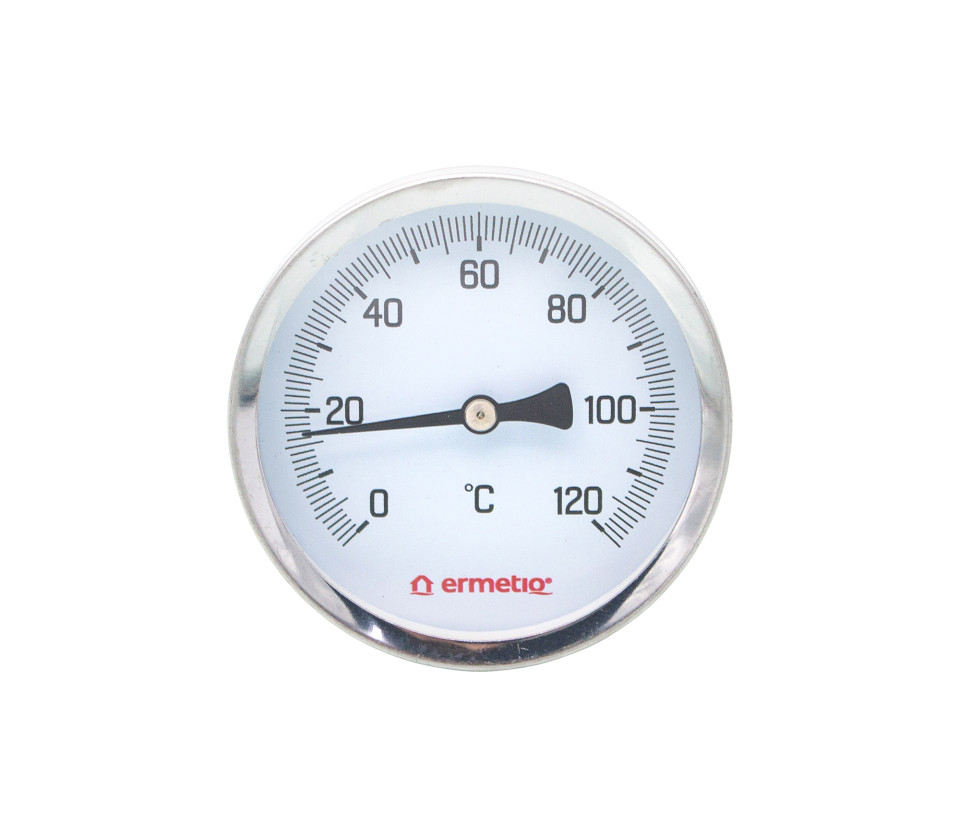 Termometru imersie axial Ø 63 cu tija 100 mm