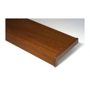 Glaf stejar auriu interior PVC SunnyPlast pentru fereastră, 300x25x2 cm