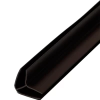 Profil de colț pentru lambriu gri antracit, 3 ml