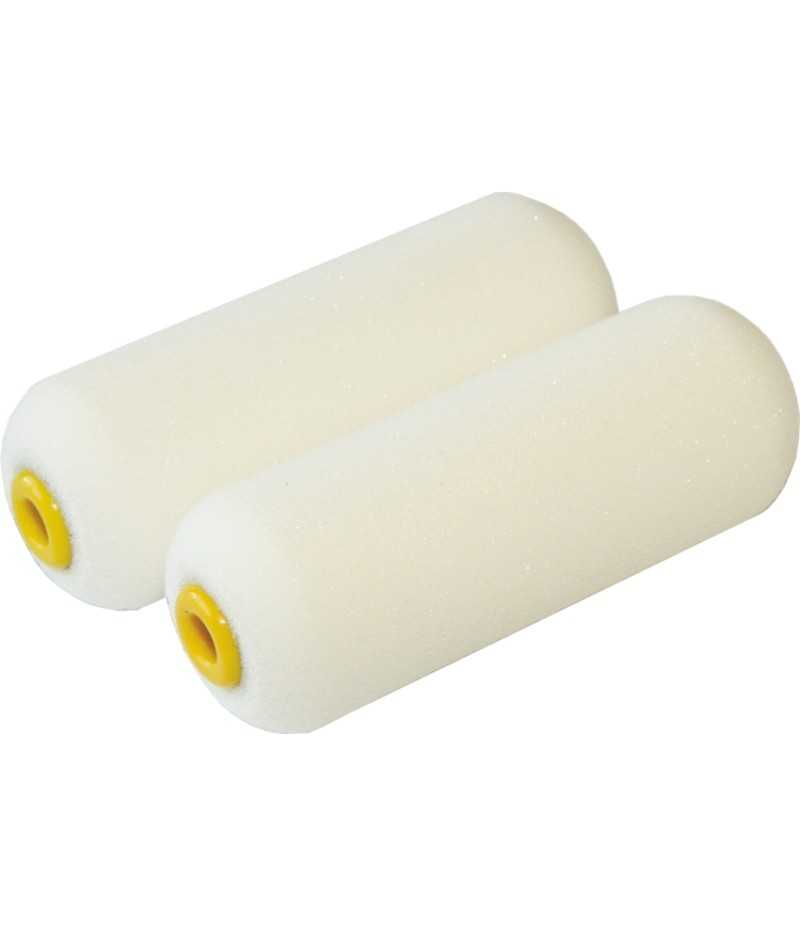 Set 2 role burete trafalet superfin dens, rolă 100 mm, Ø 35 mm, tijă 6 mm