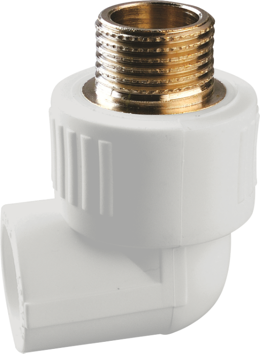 Cot PP-R alb fe, 25x1/2''