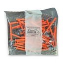 Dibluri cu surub cui percutie pentru beton/BCA, Ø 6x60 mm, set 50 buc