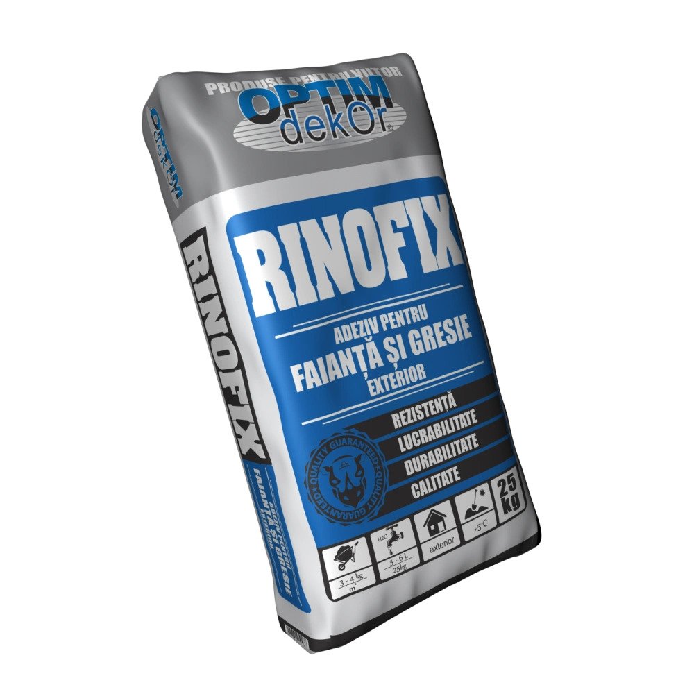 Adeplast Optim Dekor AF-E – Adeziv pentru gresie și plăci ceramice, exterior 25 Kg