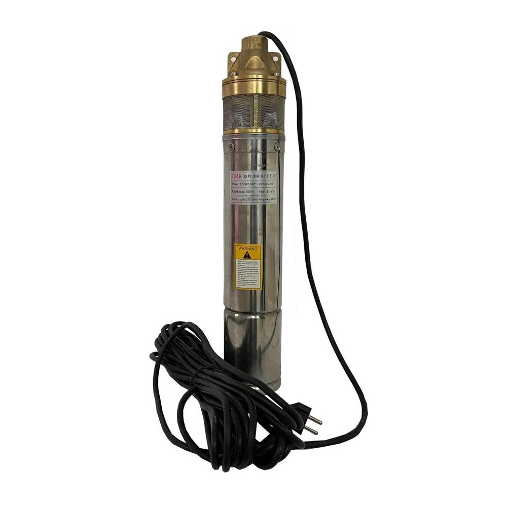 [P007287] Pompa submersibila cu turbina DRK 4SKM-100-0,75 750W, 3 mc/h 100 m adancime maxima