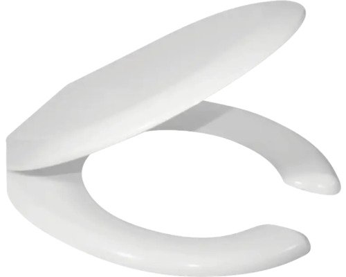 Capac WC pentru persoane cu dizabilități, Fayans, alb