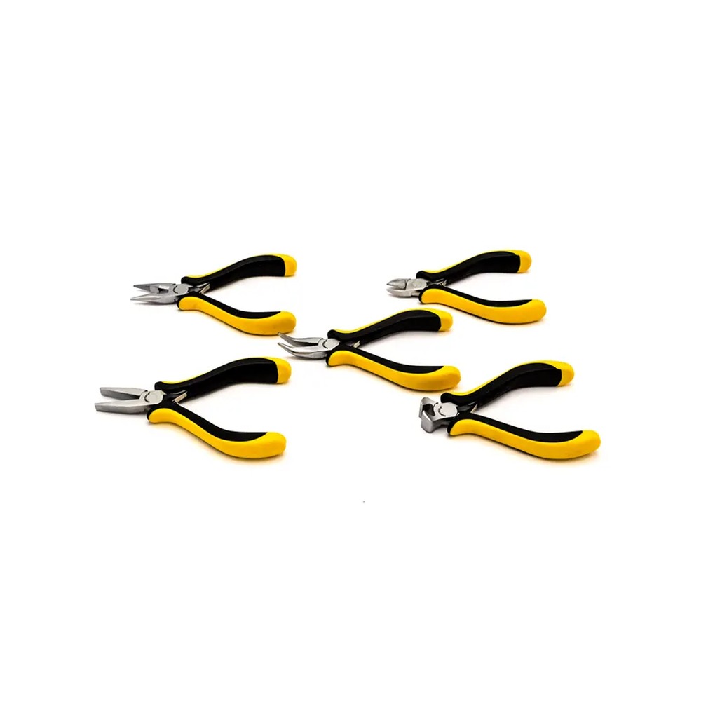 Set 5 cleşti mecanică fină, 125 mm