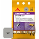 Chit de rosturi gresie și faianță SikaCeram 655 CleanGrout Ash, 5 kg
