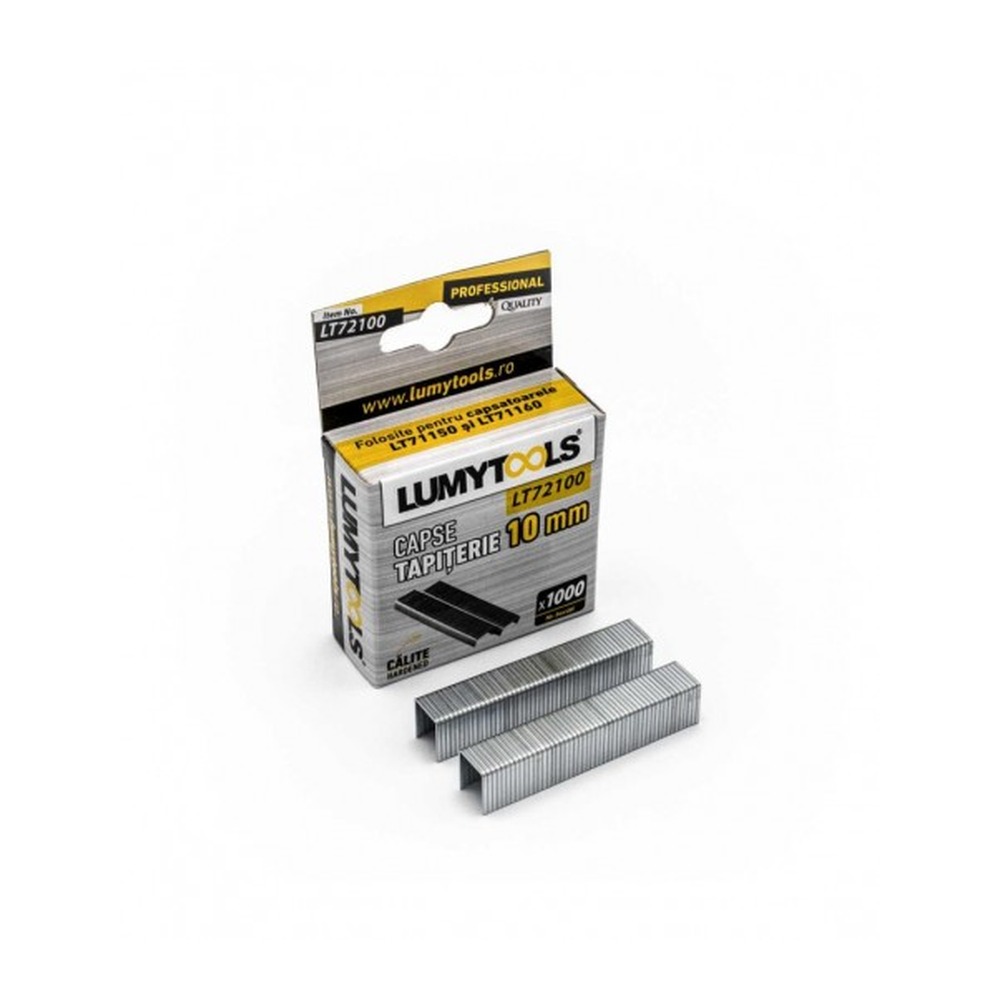 Capse tapiţerie pentru capsator, înălțime 10x1.2 mm 1000 buc