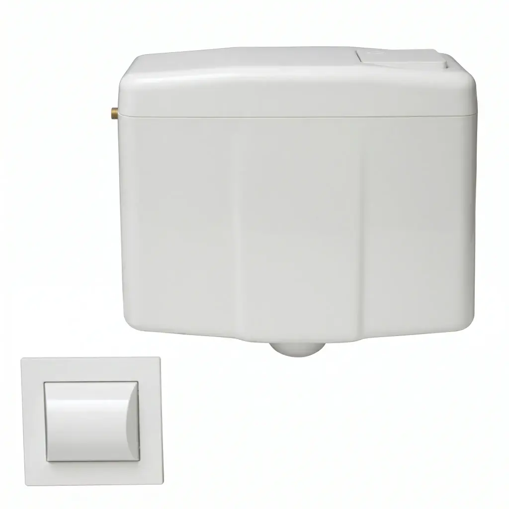 Rezervor plastic cu buton actionare la distanta SANIT