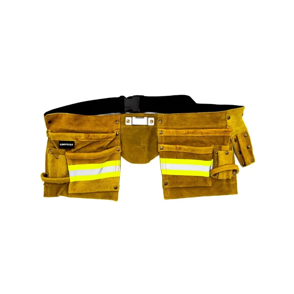 Centură scule din piele, 10 compartimente