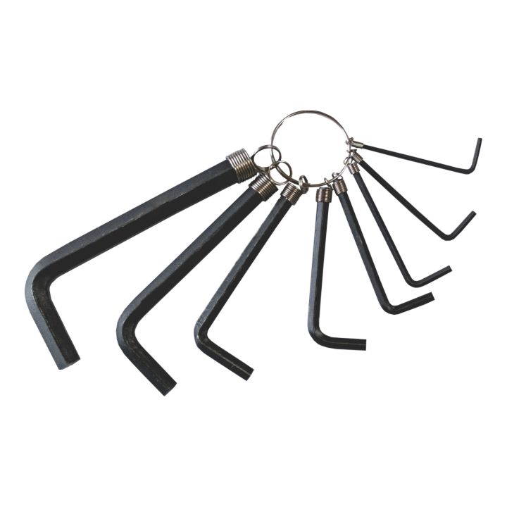 Set 8 chei hexagonale din oțel, 2, 2.5, 3, 4, 5, 6, 8, 10 mm