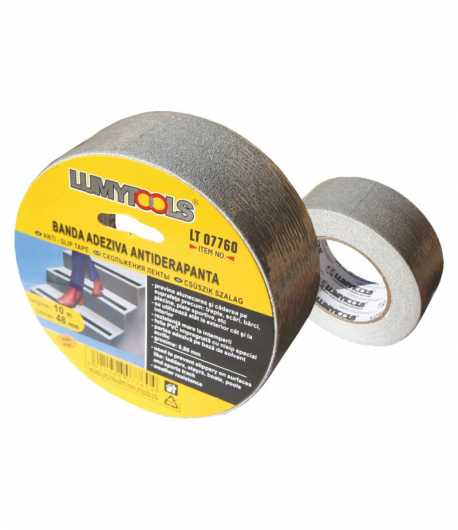 Bandă adezivă antiderapantă, 48 mm x 10 ml